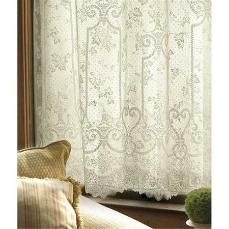 HERITAGE LACE 60 x 84 in. English Ivy Panel, Ecru 9130E-6084